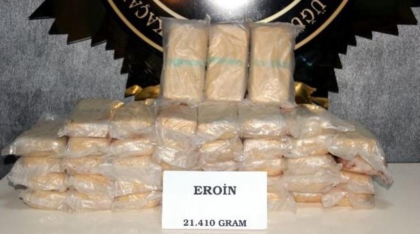 Yalova&rsquo;da 21 Kilo Eroin Ele Ge&ccedil;irildi