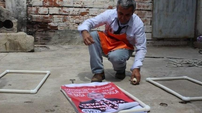 Ses Bombalı Ve Sloganlı Afiş