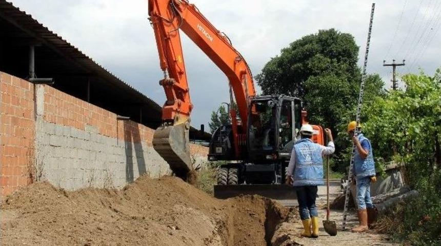 Umurlu&rsquo;nun 10 Yıldır Beklenen Kanalizasyon Sorunu &Ccedil;&ouml;z&uuml;l&uuml;yor