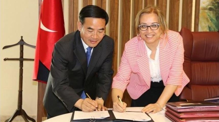 China University Of Petroleum Heyetinden Ne&uuml; Rekt&ouml;r&uuml; Kılı&ccedil;&rsquo;a Ziyaret