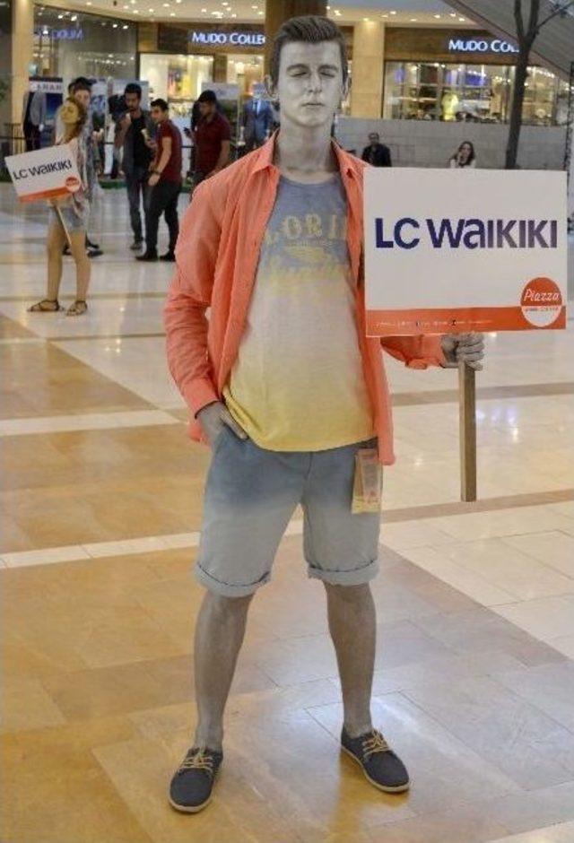 Canlı Heykellerden &ldquo;hareketsiz Tanıtım&rdquo; 2