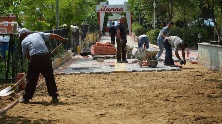 K&ouml;rfez&rsquo;de Parke Bord&uuml;r &Ccedil;alışmaları Hız Kazandı