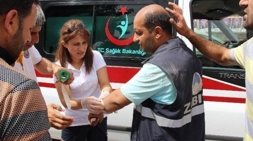 Diyarbakır&rsquo;da Yıkım Gerginliği: D&ouml;rt Zabıta G&ouml;revlisi Yaralandı