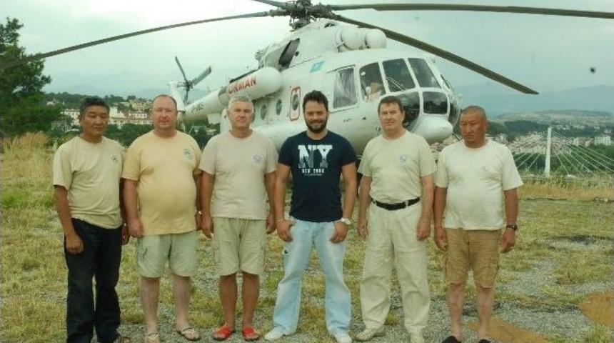 Yangın Helikopteri T&uuml;rkbeleni&rsquo;ne Geldi