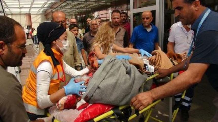 Suriye'de Varil Bombalı Saldırıda Yaralananlar T&uuml;rkiye'ye Getirildi
