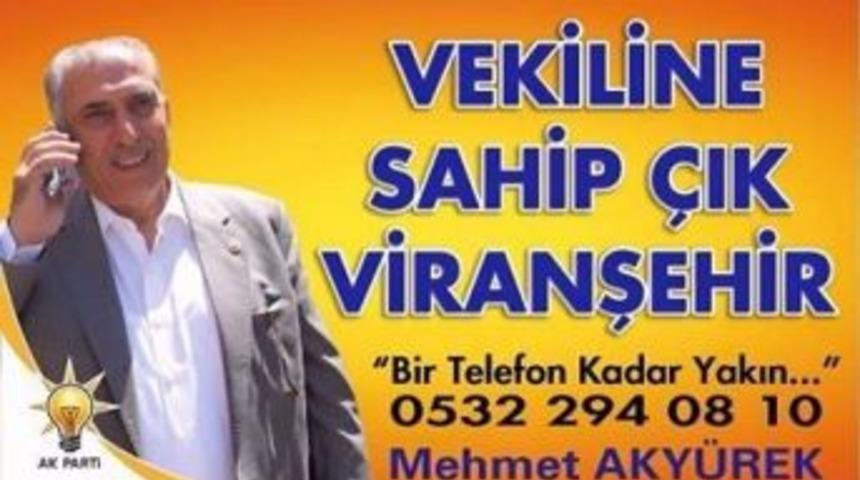 Viranşehir&rsquo;de Ak Parti Adayı Ak Y&uuml;rek Ten Bir İlk