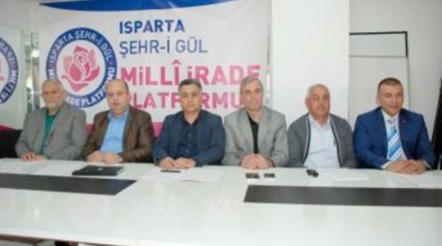 Isparta&rsquo;da Ortak Akıl Platformu Ak Parti&rsquo;yi Destekleyecek