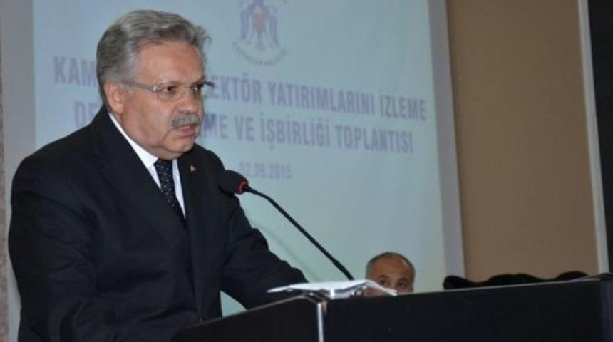 Erzincan&rsquo;da Kamu Ve &Ouml;zel Sekt&ouml;r Yatırım Toplantısı Yapıldı