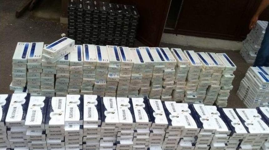 Amasya&rsquo;da 10 Bin 830 Paket Ka&ccedil;ak Sigara Ele Ge&ccedil;irildi