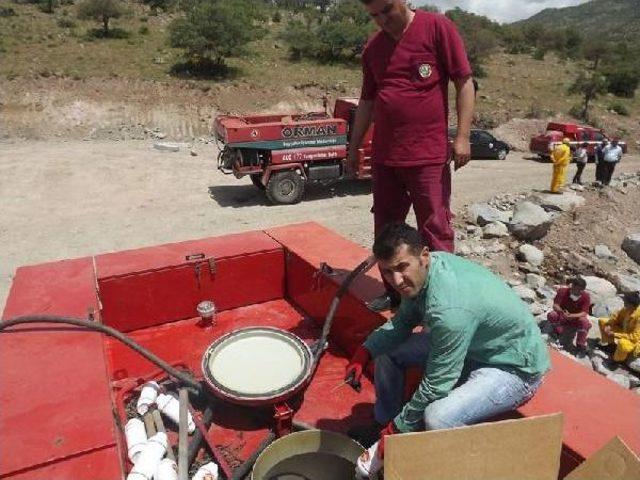 Seydişehir de &Ccedil;ekirge Istilasına Karşı Ila&ccedil;lama 2