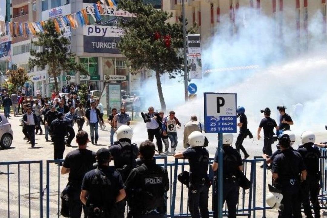 Erzurum&rsquo;da Hdp Gerginliği