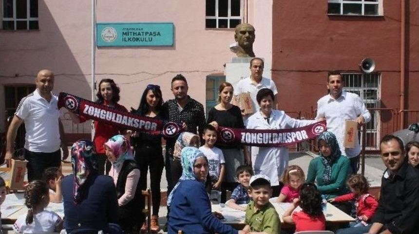 Gen&ccedil; Zonguldaklılar Taraftar Grubu Minikleri Sevindirdi