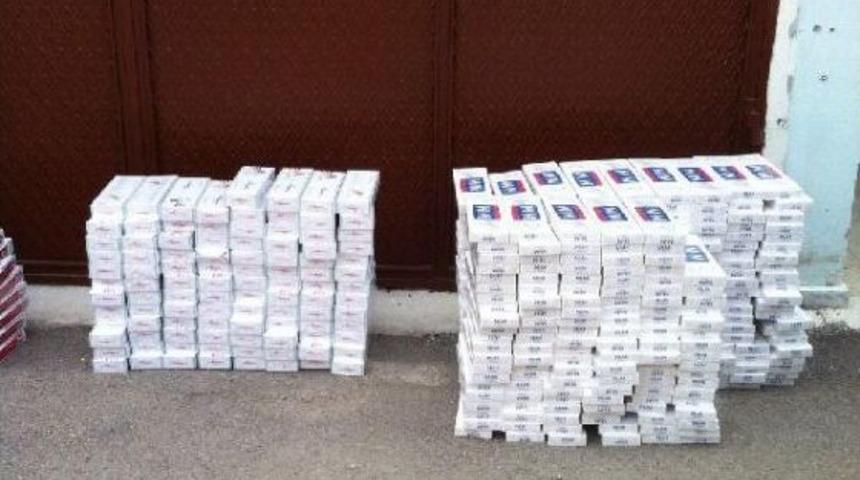 Amasya&rsquo;Da 10 Bin 830 Paket Ka&ccedil;ak Sigara Ele Ge&ccedil;irildi