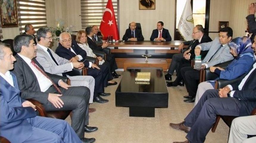 Ak Parti Adayları Gtb&rsquo;yi Ziyaret Etti