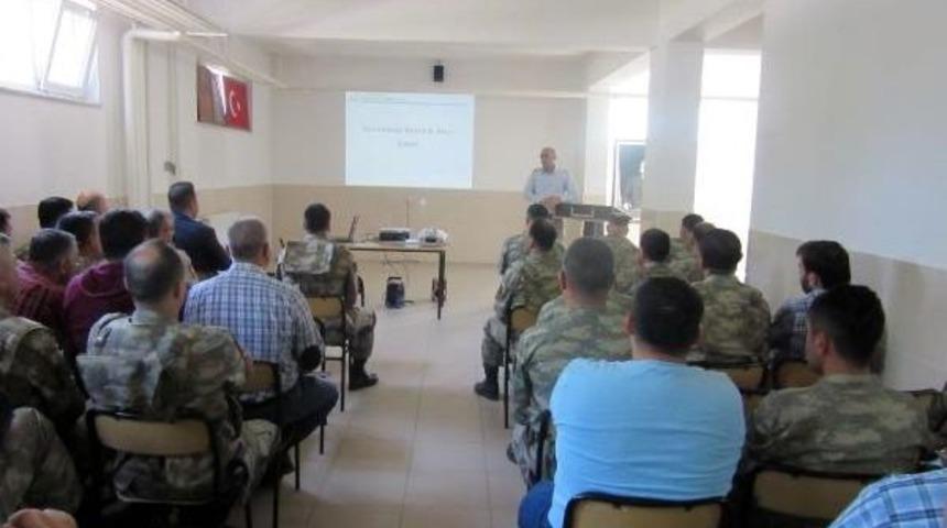 Tokat'ta Askerlere Kene Eğitimi
