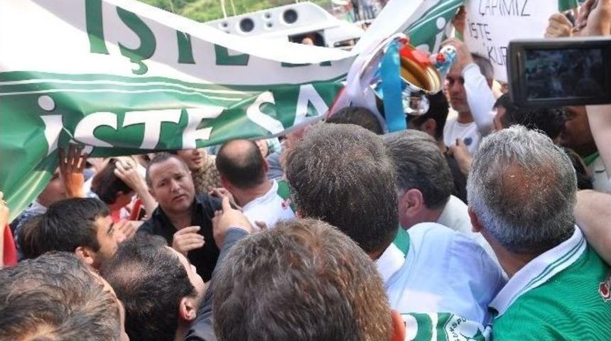 Giresun Şampiyon Takımın Başkanını Karşıladı