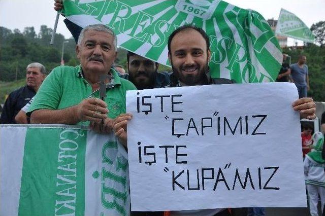 Giresun Şampiyon Takımın Başkanını Karşıladı