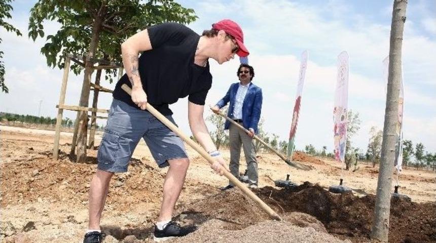 Şarkıcı Sinan Ak&ccedil;ıl, Expo&rsquo;ya G&uuml;librişim Albizia Dikti