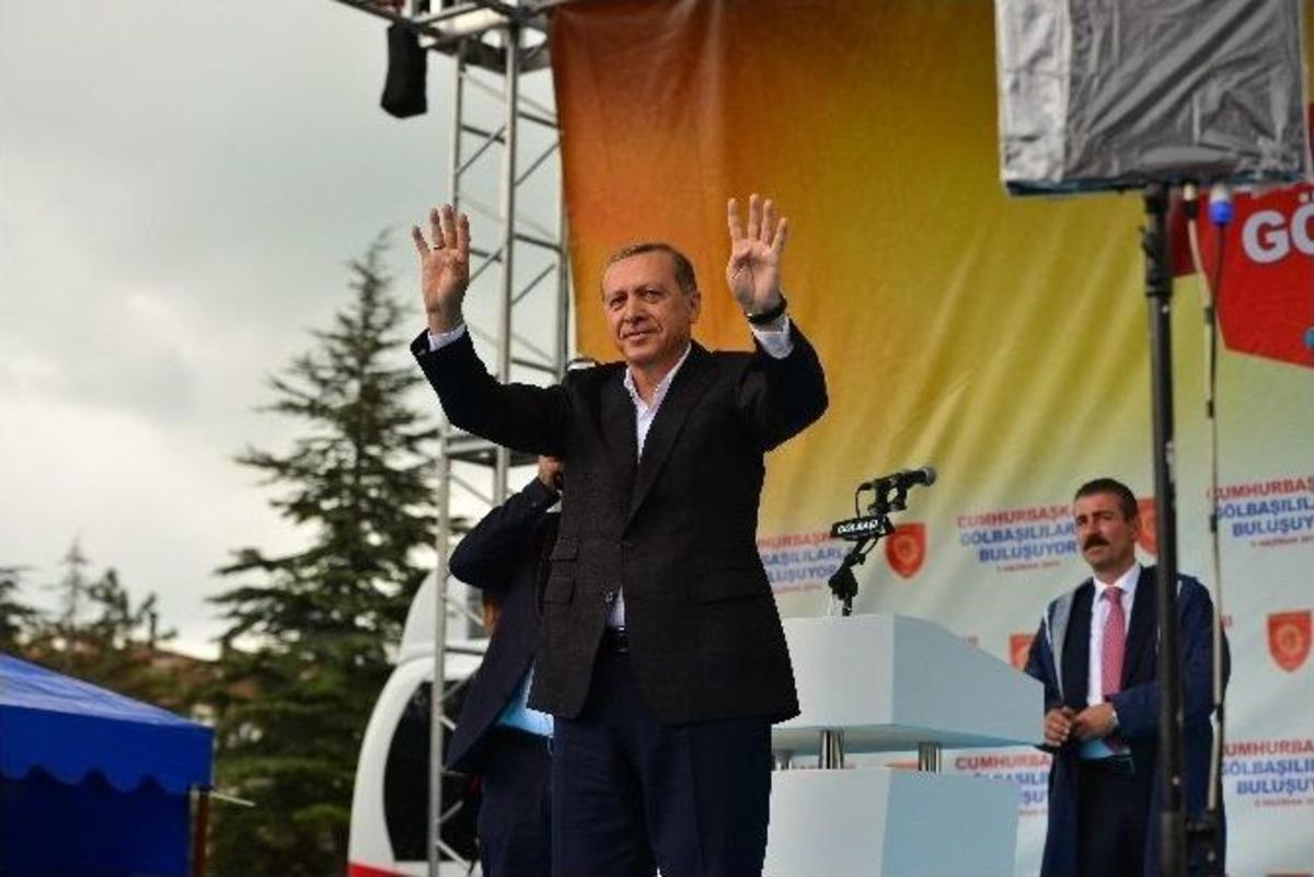 Cumhurbaşkanı Erdoğan G&ouml;lbaşılılarla Buluştu