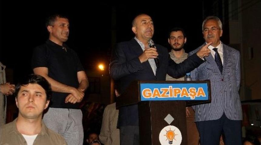 Gazipaşa&rsquo;da Gazi Mahallesinde Ak Parti Coşkusu