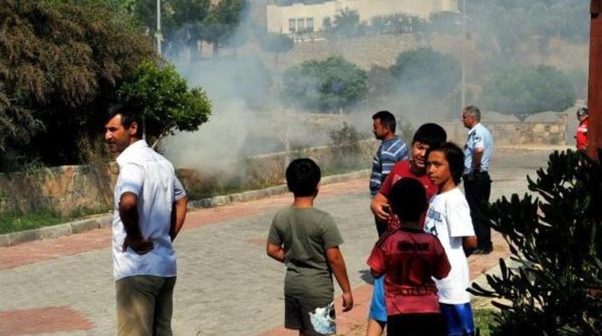 Bodrum'un Iki Ayrı Noktasındaki Otluk Alanda &Ccedil;ıkan Yangın Korkuttu