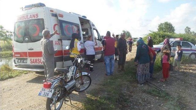 Traktör Kanala Düştü, Sürücü Boğularak Öldü