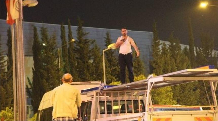 Akaryakıt İstasyonunda İntihara Kalkıştı