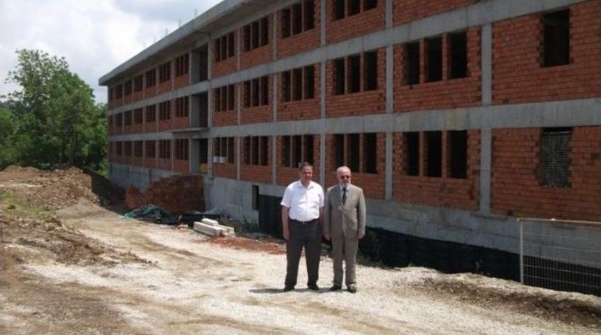 Konuralp Kız Kuran Kursunu İnşaattını İnceledi