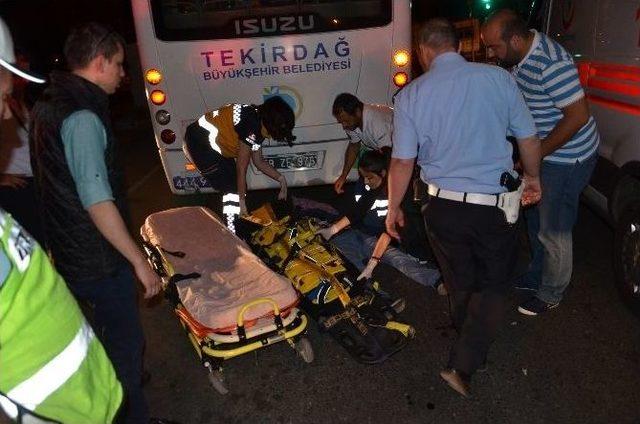 Motosiklet, Halk Otob&uuml;s&uuml;ne &Ccedil;arptı 1