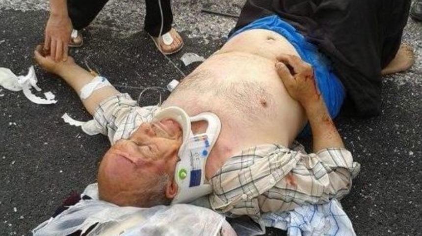 İş&ccedil;i Servisi İle Otomobil &Ccedil;arpıştı: 8 Yaralı