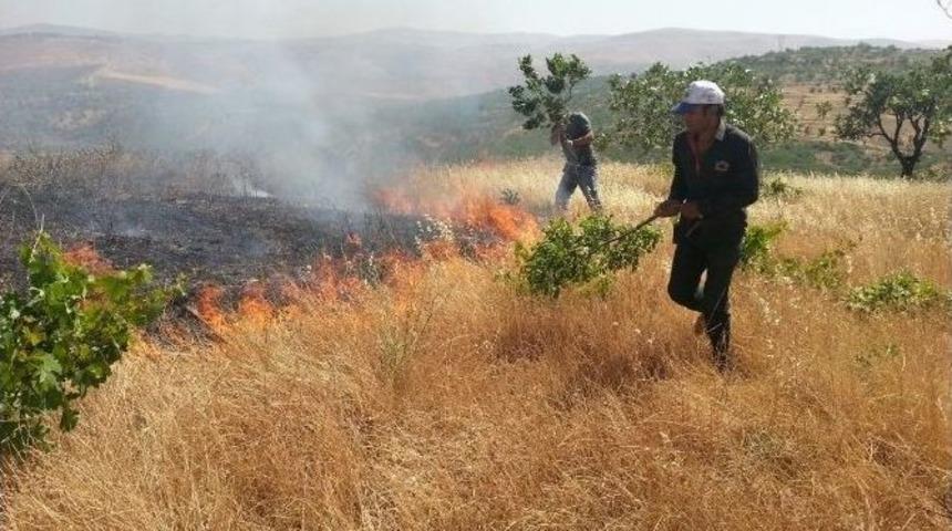 Siirt&rsquo;te İlkel Y&ouml;ntemlerle Yangın S&ouml;nd&uuml;rme
