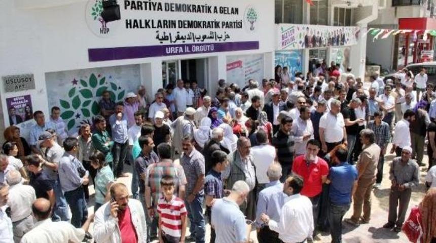 Şanlıurfa&rsquo;Da Hdp'lilerden Protesto