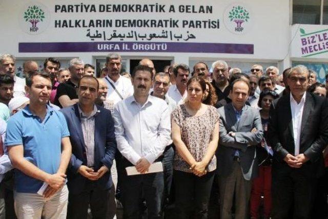Şanlıurfa&rsquo;Da Hdp lilerden Protesto 2