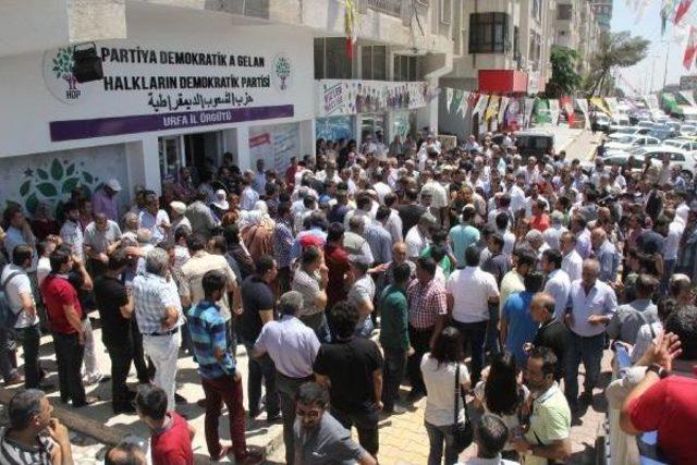 Şanlıurfa&rsquo;Da Hdp lilerden Protesto 3