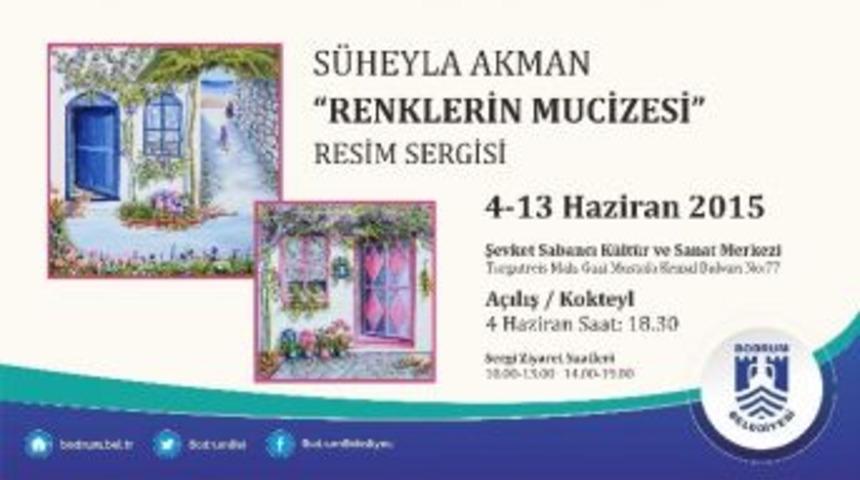 S&uuml;heyla Akman&rsquo;dan &ldquo;renklerin Mucizesi&rdquo; Resim Sergisi