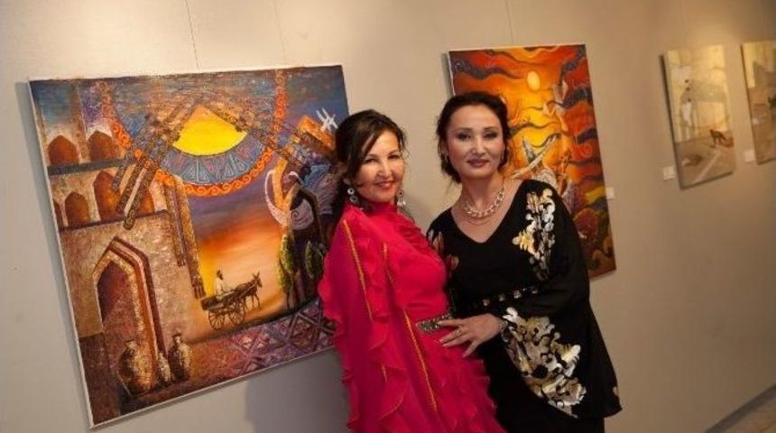 T&uuml;rk Ve Kazak Ressamlar Sergide Buluştu