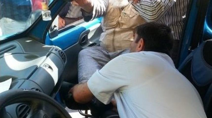 70 Yaşındaki Cevat Dede Oyunu Sedye İle Gelerek Kullandı