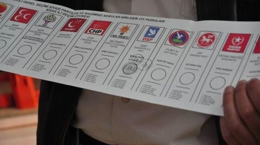 Sivas&rsquo;ta Oylar Sayılmaya Başlandı