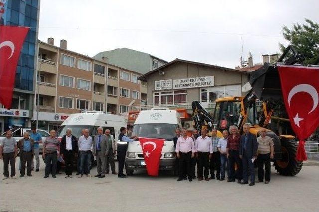 Saray Belediyesi Araç Parkurunu Genişletmeye Devam Ediyor