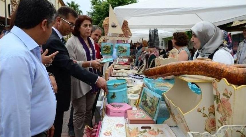 G&uuml;zel&ccedil;amlı&rsquo;da El Sanatları Sergisi