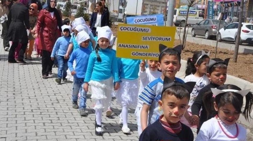 &Ccedil;aldıran&rsquo;da Okul &Ouml;ncesi Şenlikleri