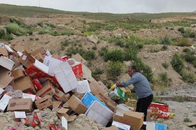 Kullanım Tarihi Geçen 1 Ton Gıda Maddesi Yakıldı