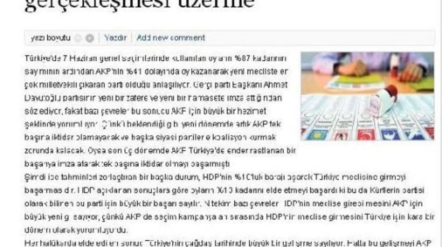 İran Radyosu: Erdoğan'ın Hayali Başka Bahara Kaldı