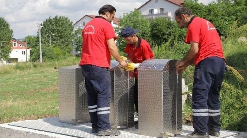 Başiskele&rsquo;de Yer Altı &Ccedil;&ouml;p Konteynerleri Artıyor