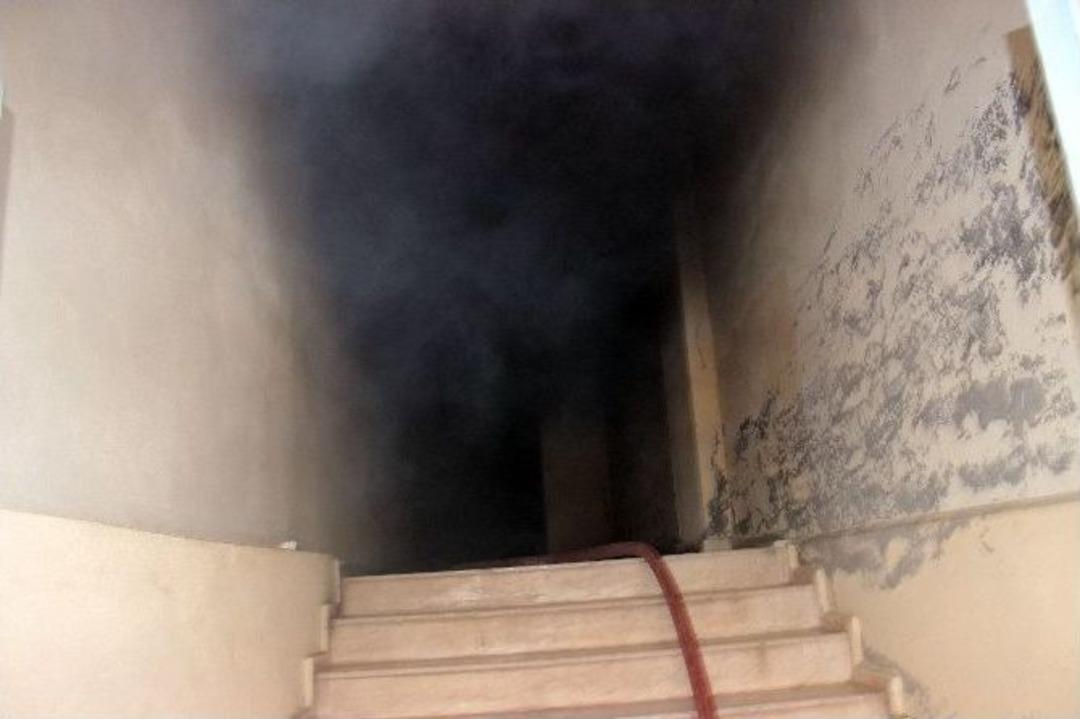 Bodrum Katta Yangın Apartman Sakinlerini Korkuttu