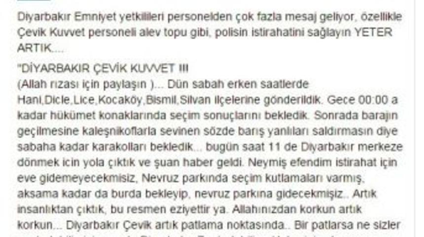 Polis Sosyal Medyada İ&ccedil;ini D&ouml;kt&uuml;