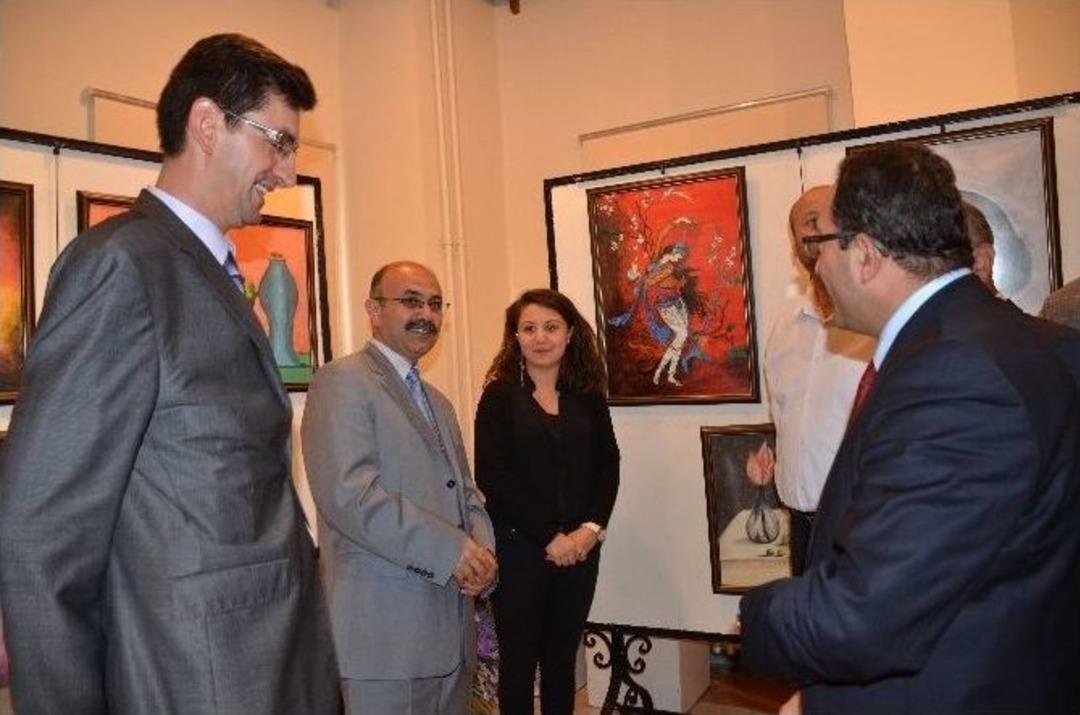 Lise &Ouml;ğrencileri Resim Sergisi