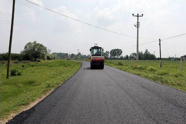 Hendek&rsquo;in Grup Yolları Asfaltlanıyor 3