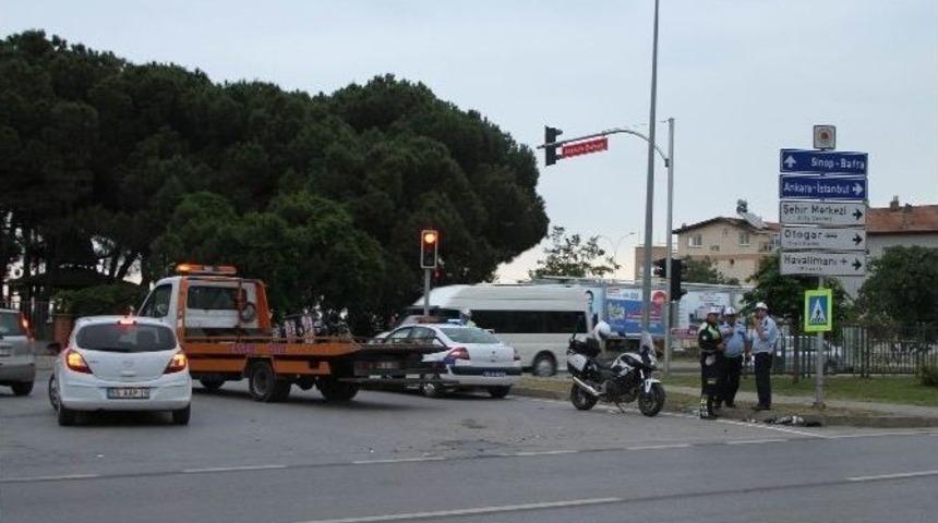 Samsun&rsquo;da Trafik Kazası: 1 Yaralı