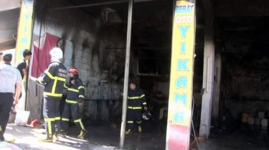 Gazıantep&rsquo;te İş Yerinde Yangın